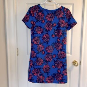 J Crew Floral Shift Dress